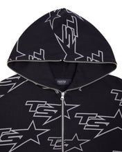 Load image into Gallery viewer, TS Star All Over Hoodie - Black