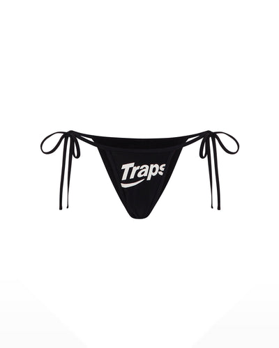 Hyperdrive Bikini Tie Side Bottoms - Black