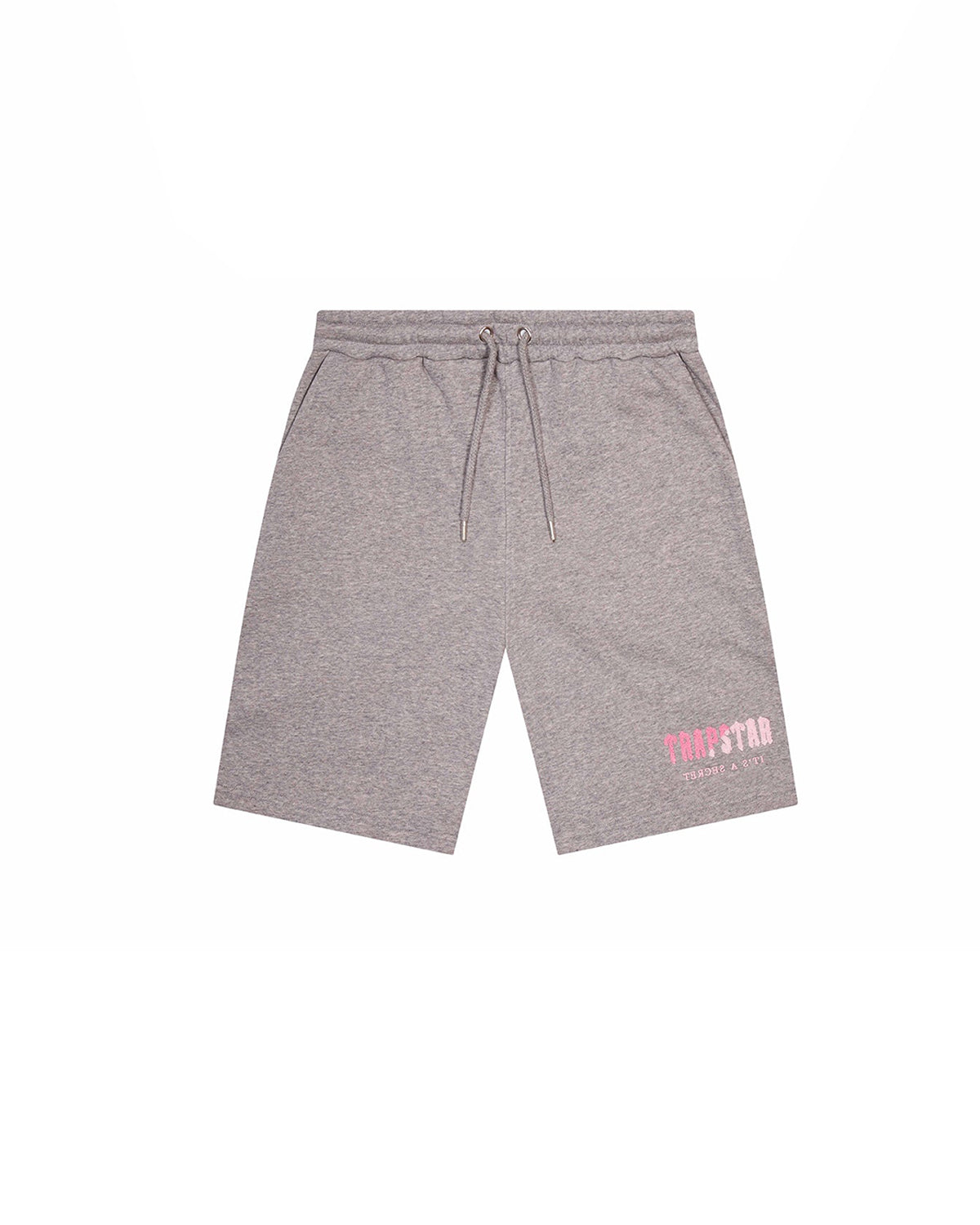 Decoded Chenille Shorts - Grey/Pink