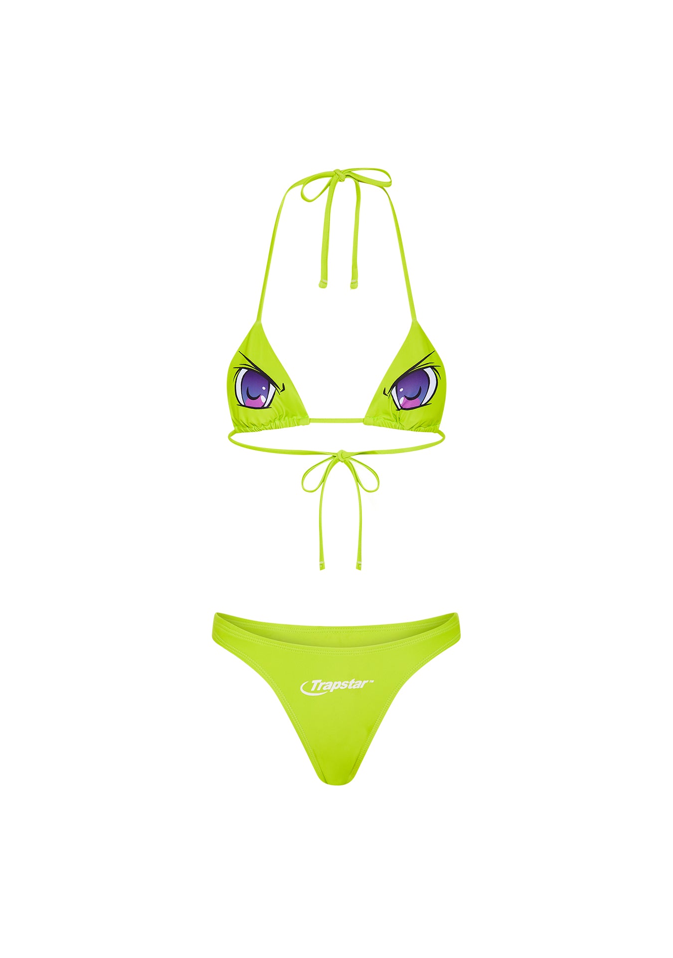 Womens Anime Bikini Bottoms - Lime Punch