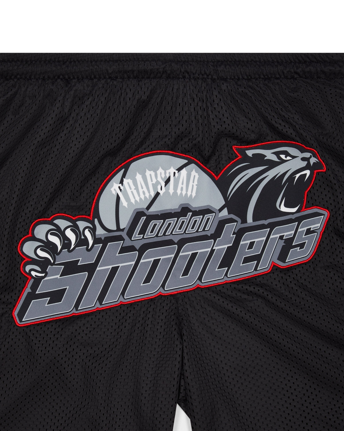 Shooters Basketball Shorts - Black/Red