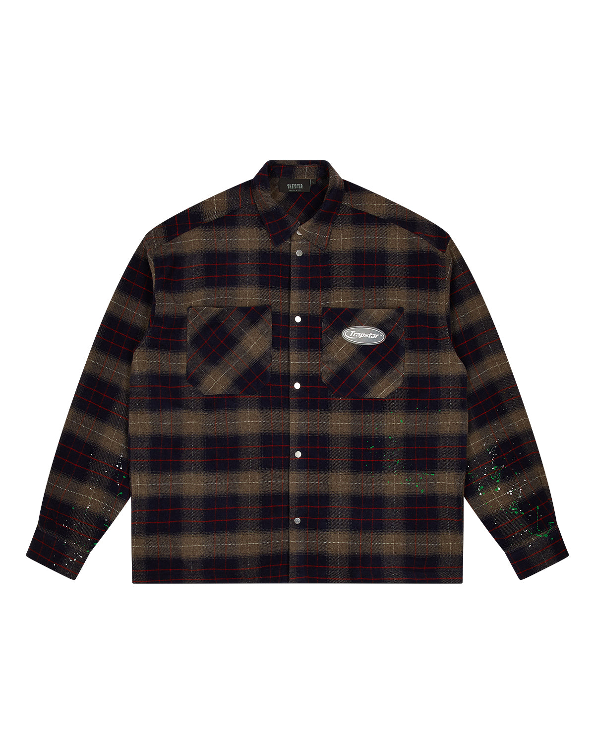 Hyperdrive Flannel Shirt - Brown/Red