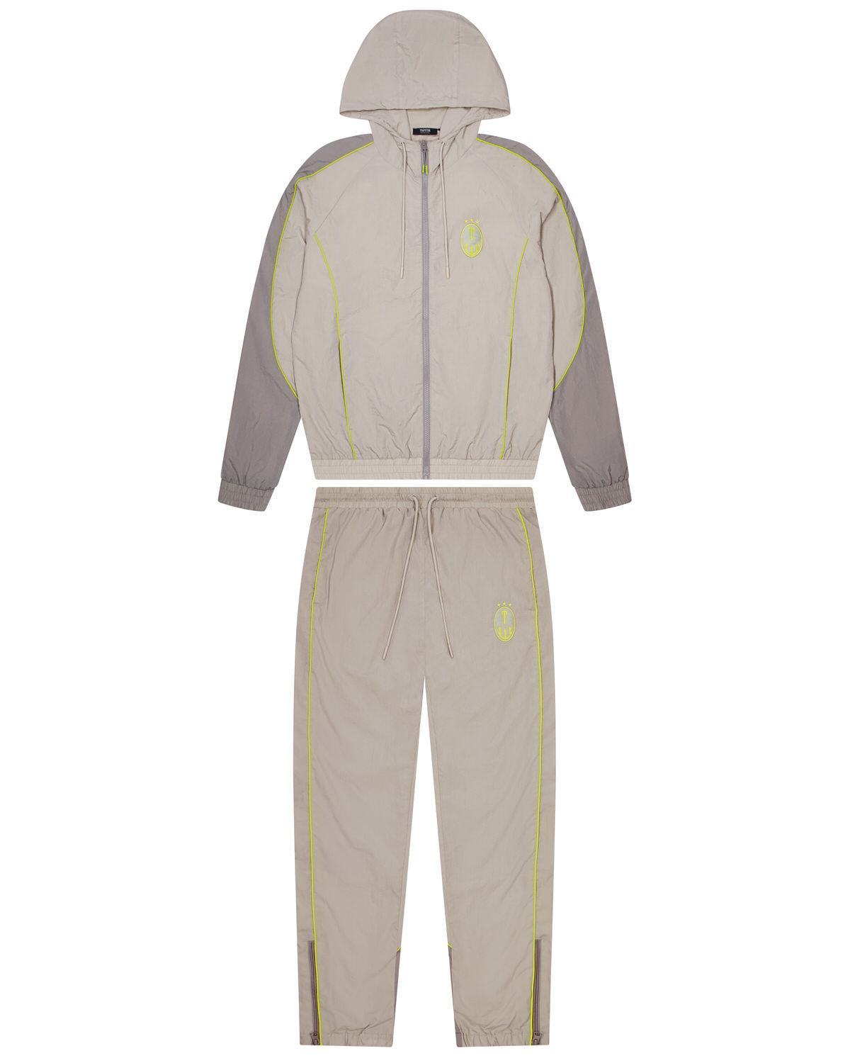 Irongate Crest Shell Tracksuit - Beige/Yellow