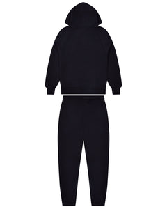 Decoded Chenille Hooded Tracksuit - Black/Blue/Grey