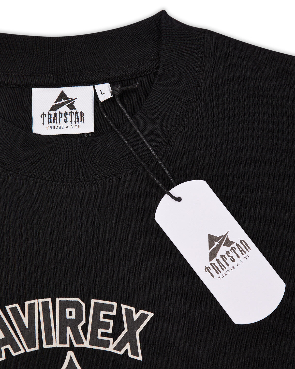 Trapstar x Avirex Logo T-Shirt - Enzyme Black