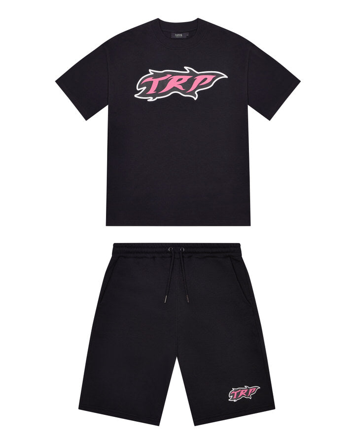 TRP Flame Short Set - Black/Pink