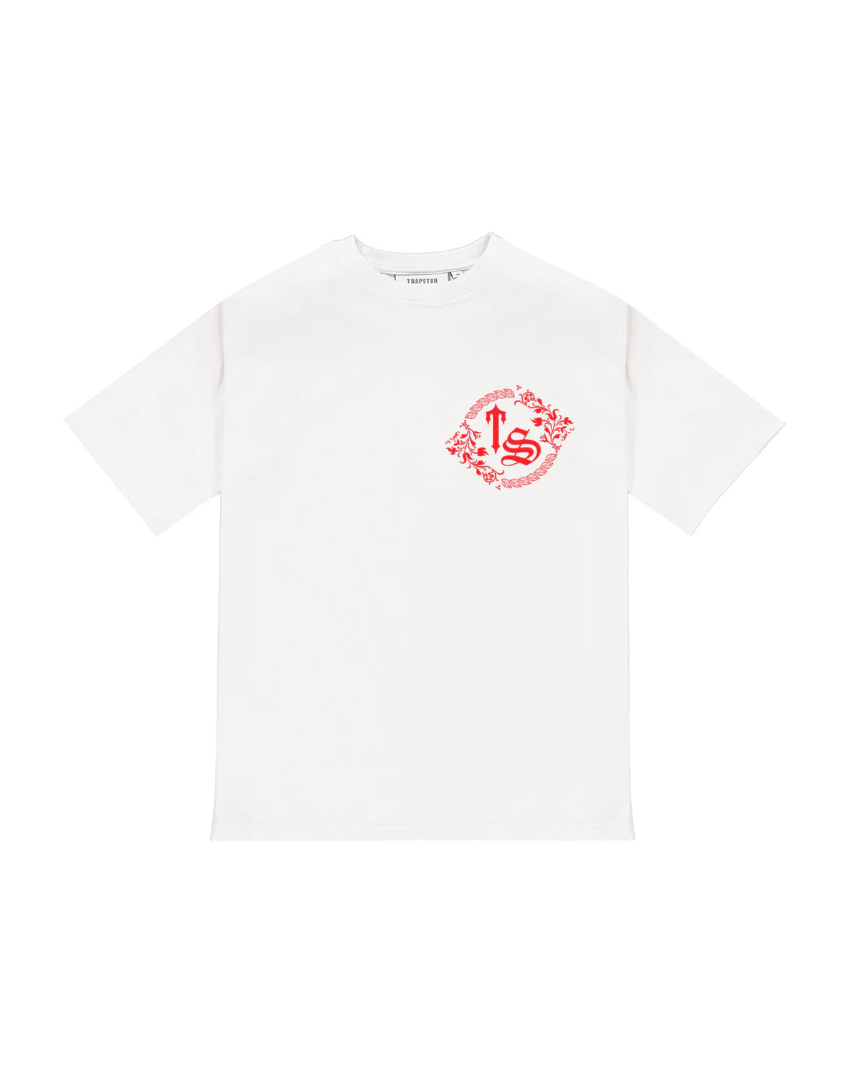 TS Varsity Tee - White/Red – Trapstar London