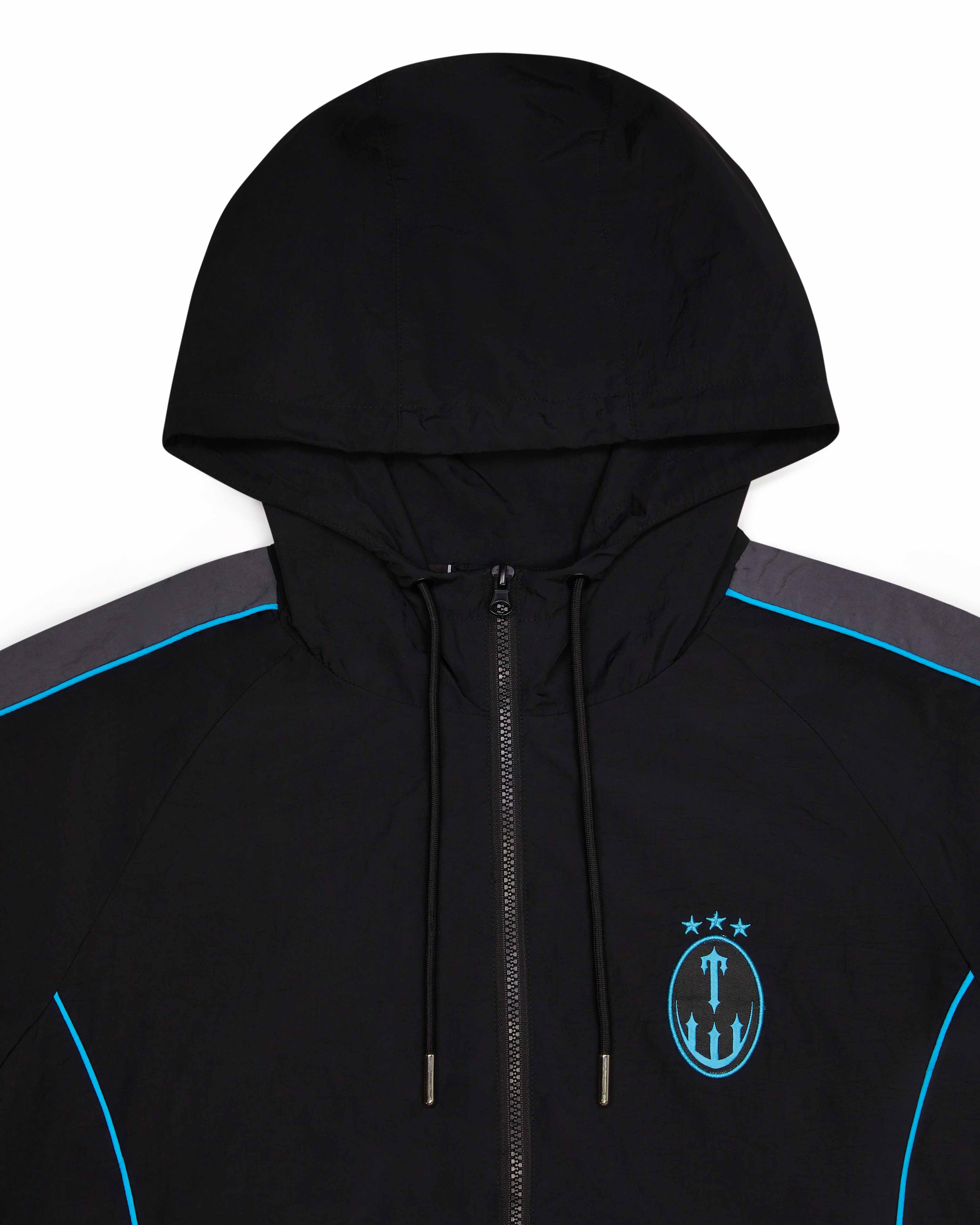 Irongate Crest Shell Tracksuit - Black/Teal