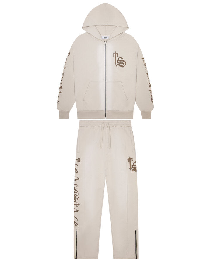 Script Spray Tracksuit - Sand