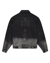 Load image into Gallery viewer, Trapstar x ADWOA Fitted Denim Jacket - Black