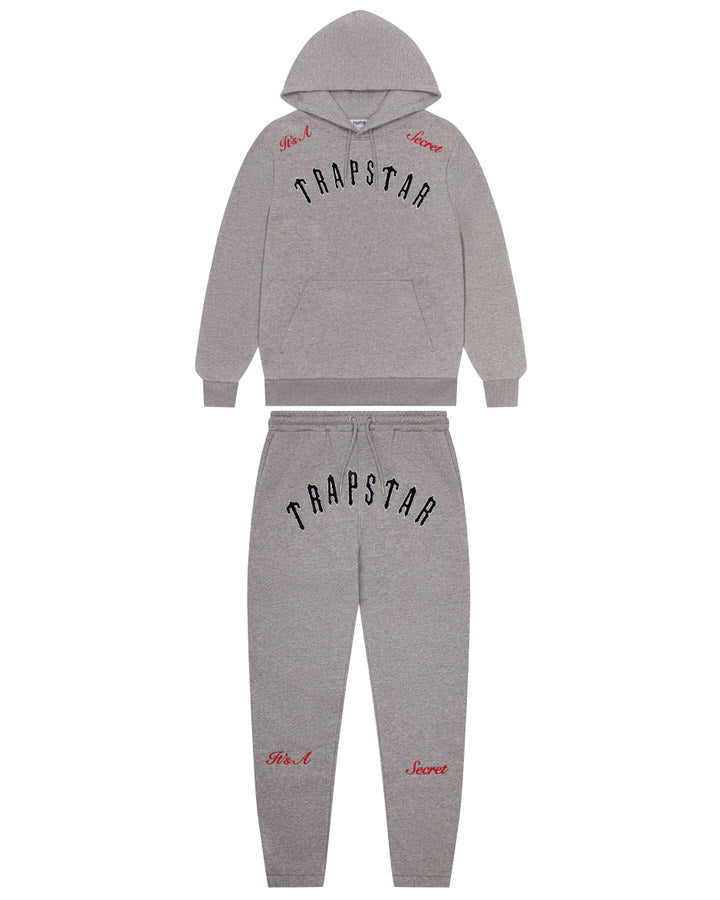 It's A Secret Tracksuit - Grey/Red