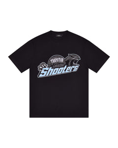 Shooters Chenille T-Shirt - Black/Blue