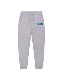 Decoded Chenille Hooded Tracksuit - Grey/Blue/Grey