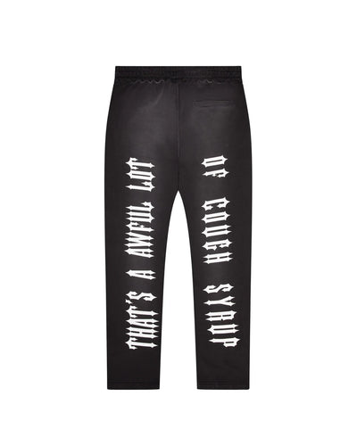 Trapstar x Cough Syrup Graphic Jogger - Black
