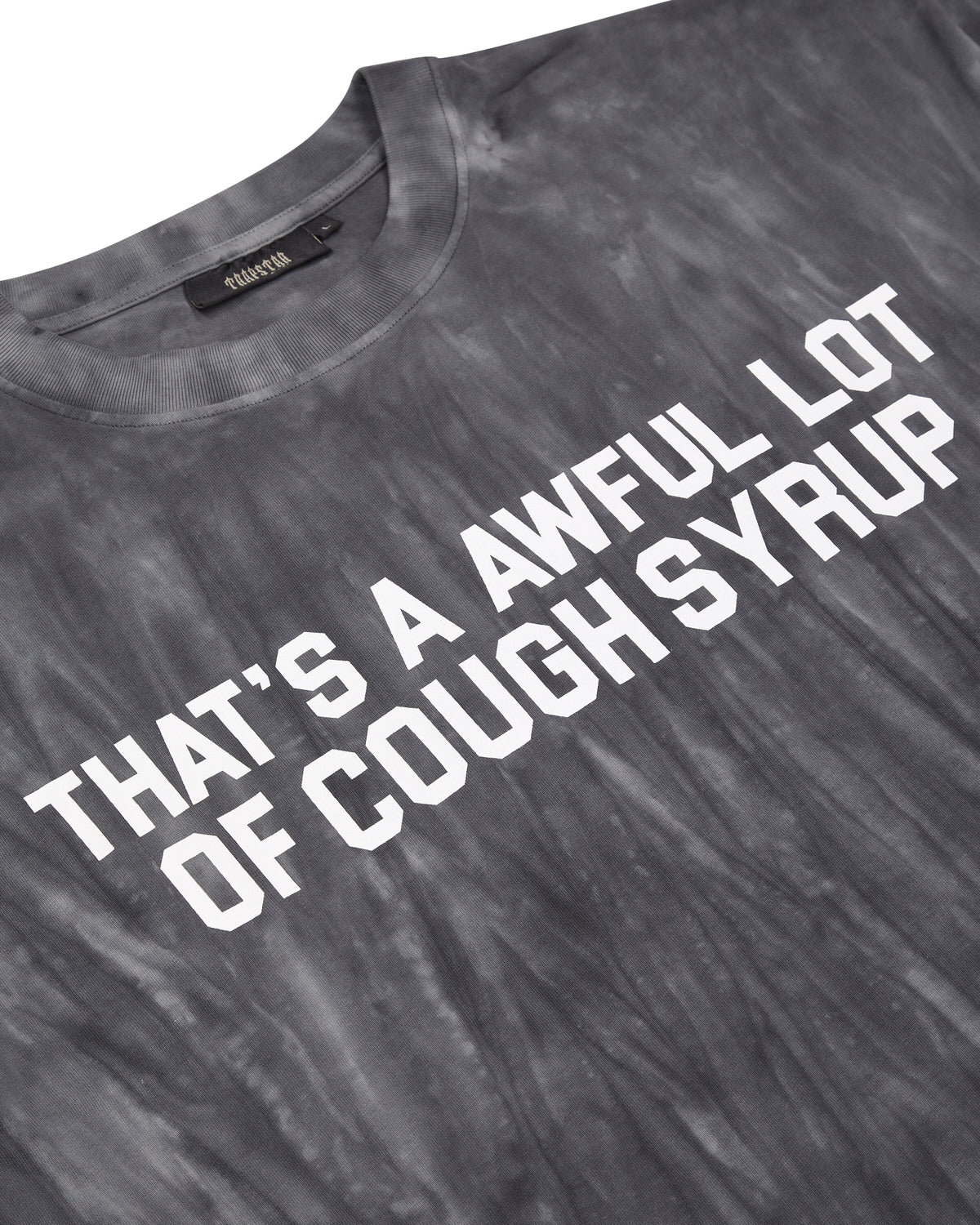 Trapstar x Cough Syrup Irongate Washed T-Shirt - Black