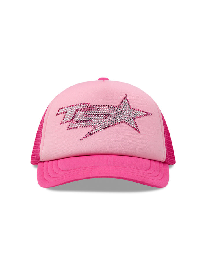 Women's TS Star Diamante Trucker - Pink