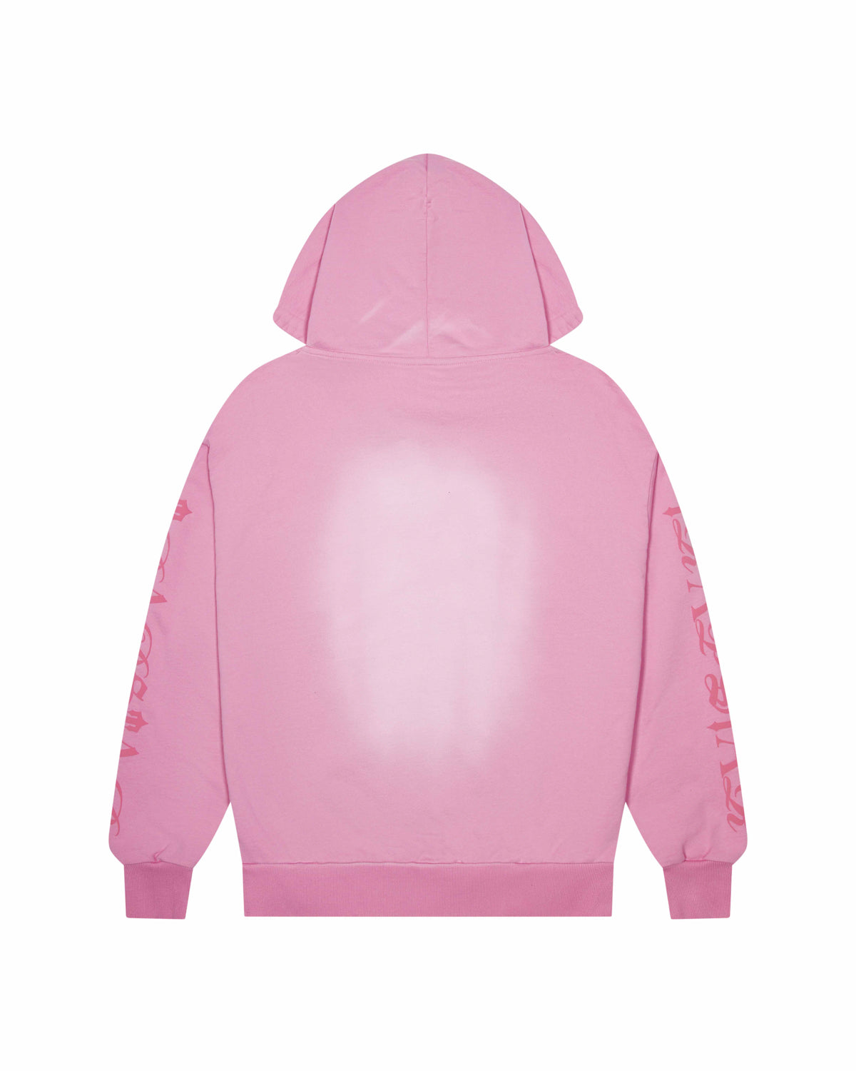 Script Spray Hoodie - Pink