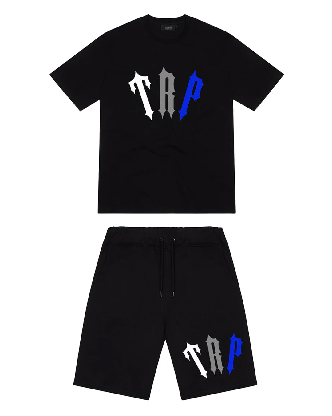 TRP Print Shorts Set - Black/Blue/Grey