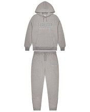 Load image into Gallery viewer, Decoded Solid Chenille Hooded Tracksuit - Grey/Blue