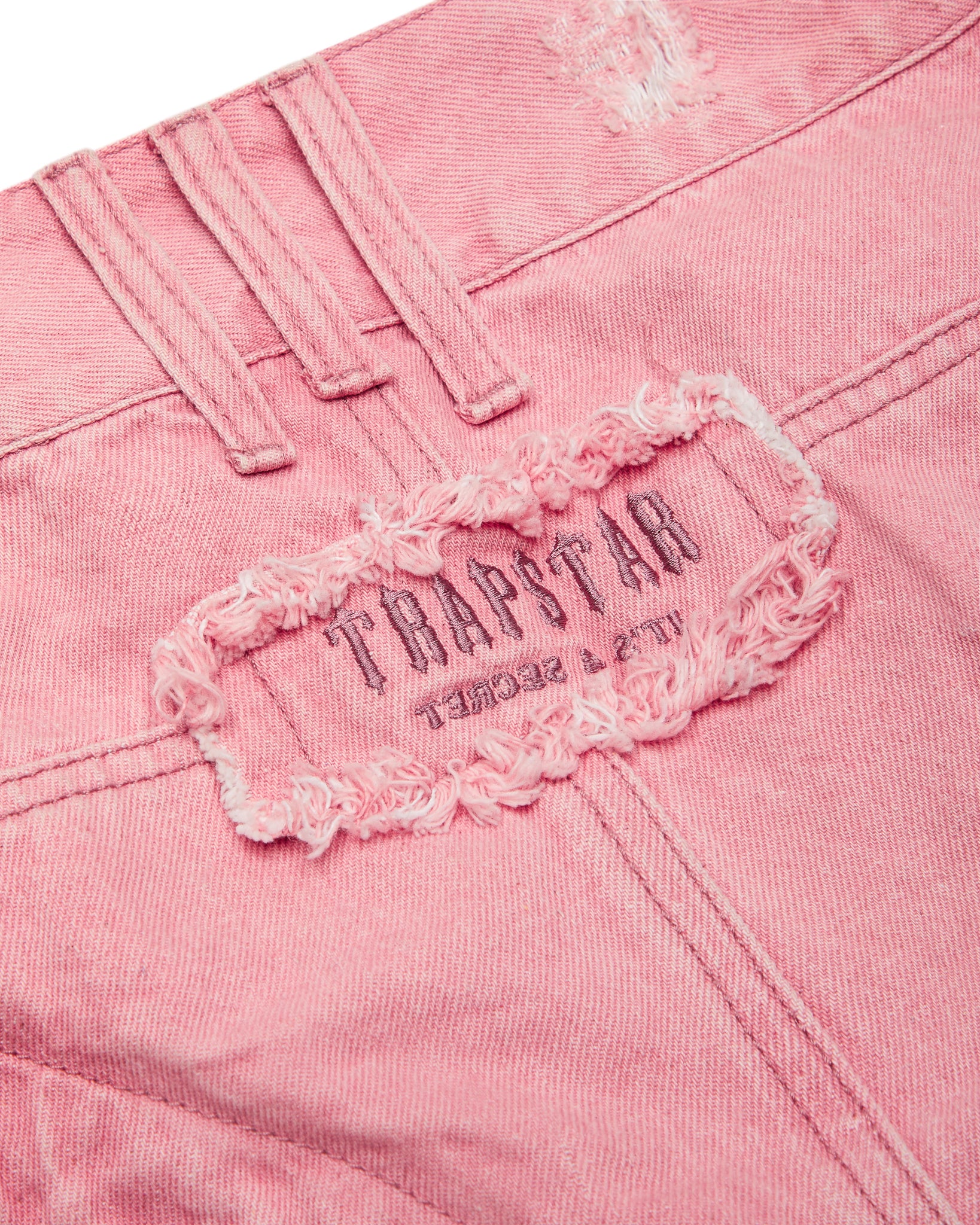 Irongate T Denim Zip Detail Mini Skirt - Pink