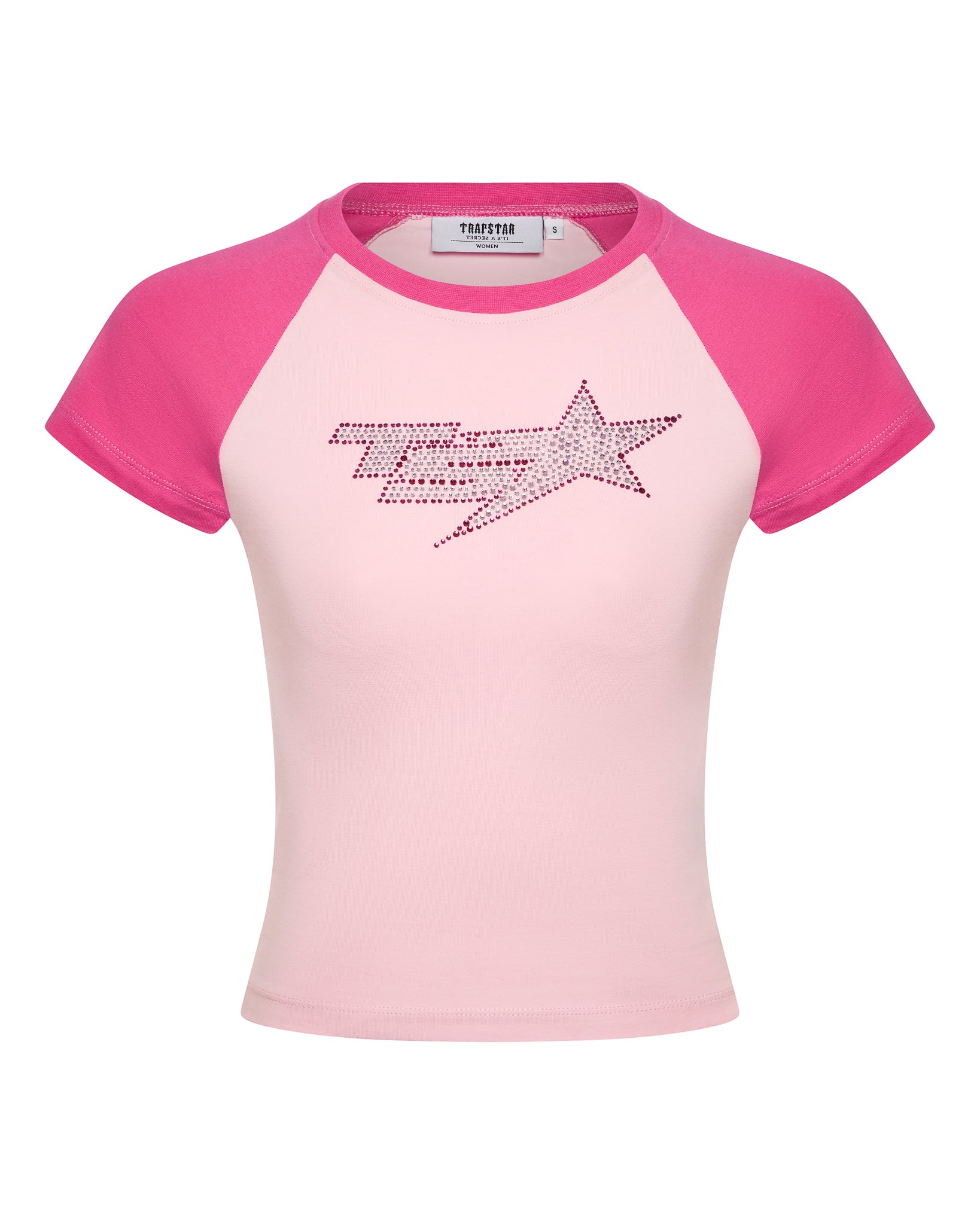 Women's TS Star Raglan Baby Tee - Pink