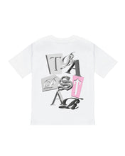 Load image into Gallery viewer, TS Script Tee - White/Pink