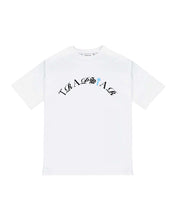 Load image into Gallery viewer, Script Tee  - White/Teal