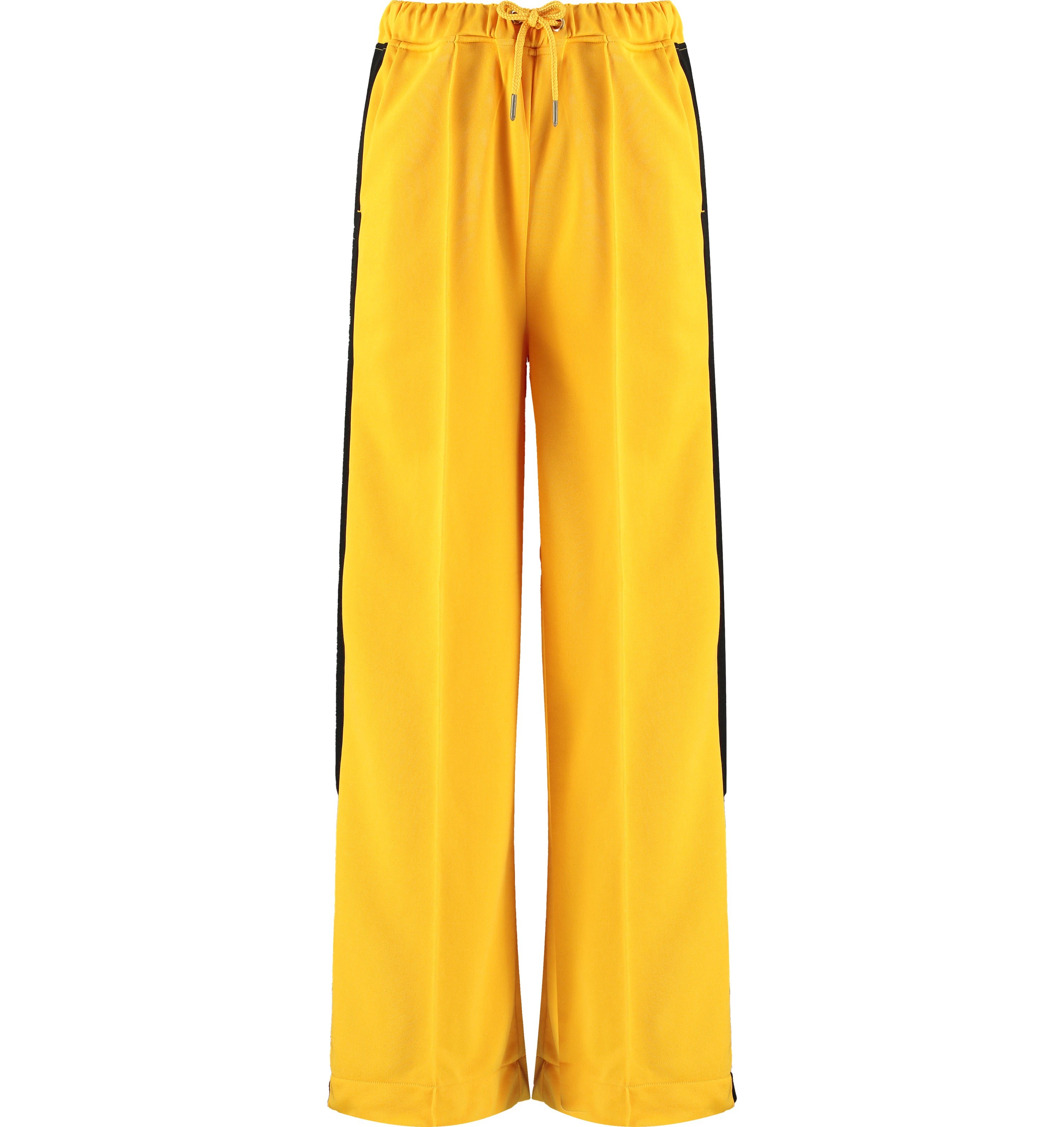 Women's Flared Panel Bottoms  - Yellow/Black