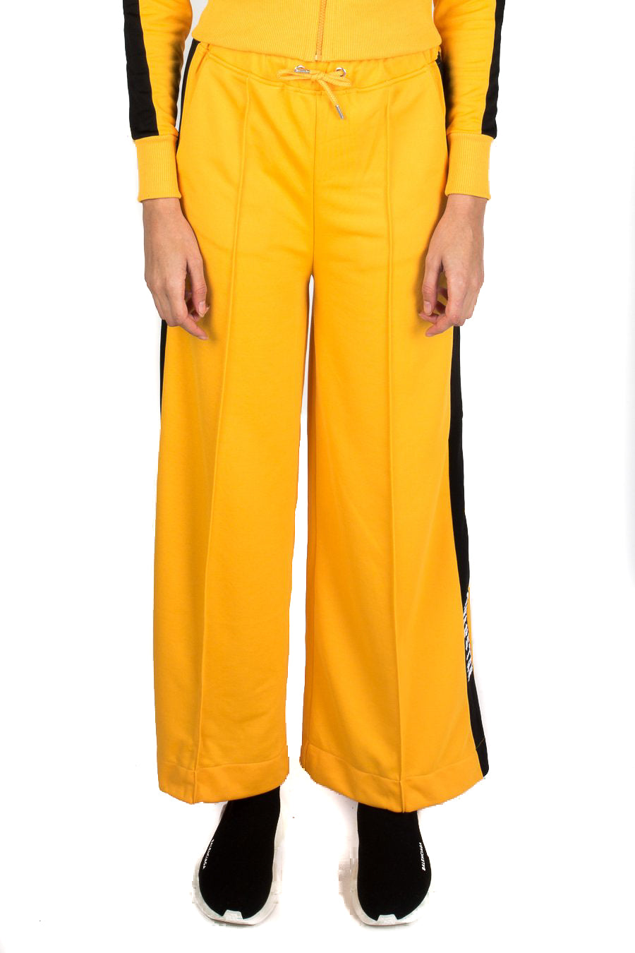 Women's Flared Panel Bottoms  - Yellow/Black